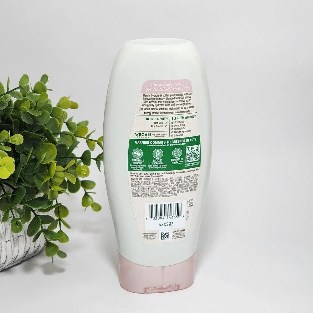 Garnier Whole Blends Oat Delicacy Soothing Conditioner Sensitive Scalp ~ 12.5 oz